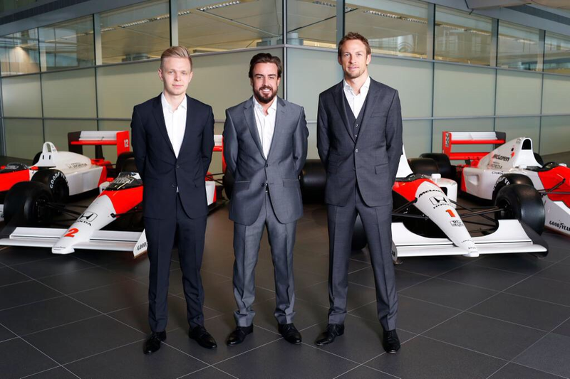 Illustration for article titled Jenson Button and Fernando Alonso to Pilot the 2015 McLaren